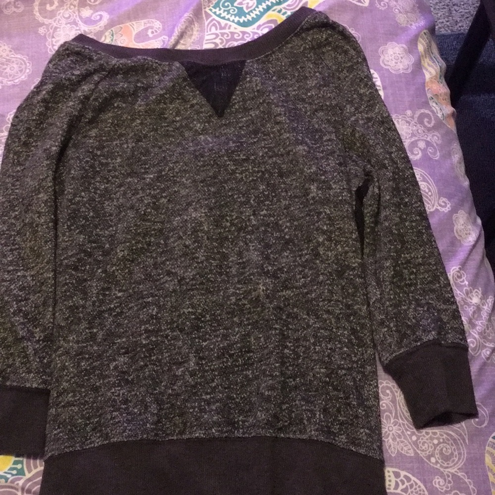 Mesh in the back sweater/shirt